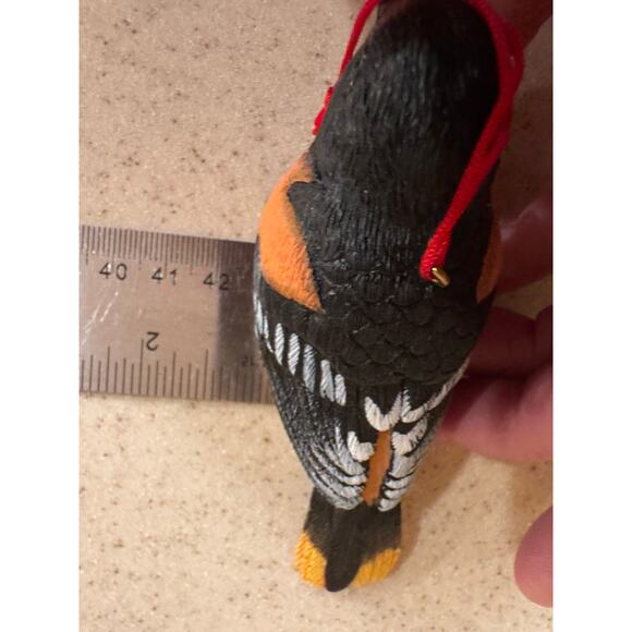 Set of 3 poly resin bird ornaments - Picture 7 of 7